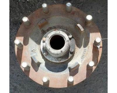 USED, STEER AXLE HUB ASSEMBLY, FORD F700, CAST STEEL, NON ABS, 10 STUD HP 