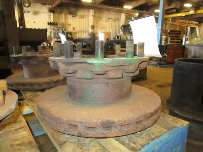 12K, FRONT, AIR DISC BRAKE TYPE HUB, ABS, 6 BOLT CAP, CAST,  