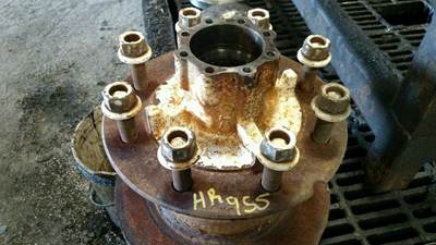 CAST REAR HUB, SMALL 8 BOLT AXLE SHAFT, 8 LUG, DISC BRAKE HUB,  