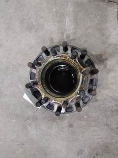 USED ALUMINUM HP DRIVE AXLE HUB OFF A T680 KW 10001280    5/8 STUDS   4 3/4