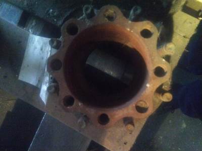 FORD, DANA 80, REAR, CAST# E5TW-AA, NON ABS, AIR
8 PILOT, 8 BOLT AXLE SHAFT
 