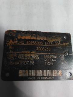 Gradall 80933003 Hydraulic Pump