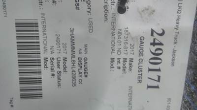 International 4300 Instrument Panel Cluster