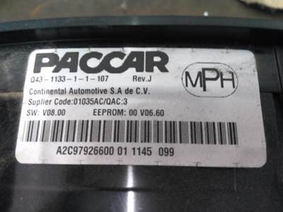 Kenworth T680 Instrument Panel Cluster