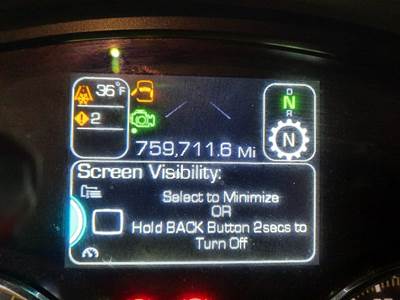 Kenworth T680 Instrument Panel Cluster