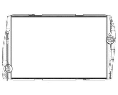 Kenworth T800 Charge Air Cooler (ATAAC)