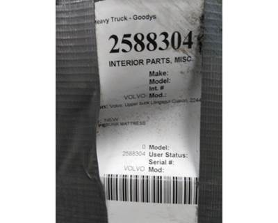Volvo VNL Upper Bunk Longspur Cushion, Part # 22443564