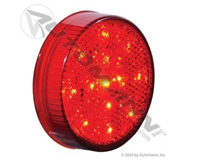 Automann LED Marker Light Reflex 2-1/2" Round Red 7 Diodes Grommet Mount, Part # ATM 571.LD11R7