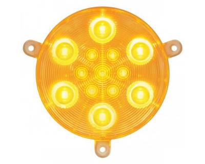 High Power 13 LED Daytime Running Light Amber/Clear 2005+ Freightliner Century 120