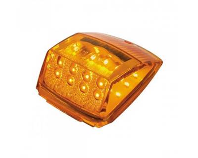 Waterproof Square 17 Amber LED Cab Light, Kenworth T800/W900