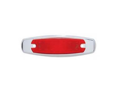 Peterbilt 379 12 LED Rectangular Clearance/Marker Light Red Lens