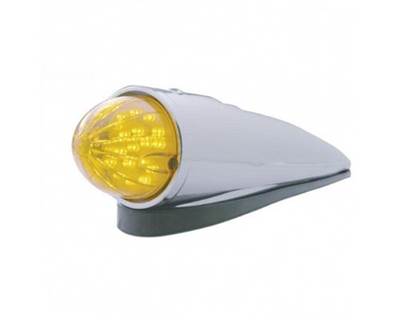 Universal Grakon 1000 Style Bullet Watermelon Cab Light, 19 Amber LED, Amber Lens