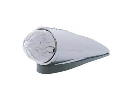 Universal Grakon 1000 Style Bullet Watermelon Cab Light, 19 Amber LED, Clear Lens