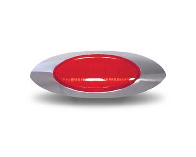 Universal Clear Red LED G4 Marker Light, Replacement for Panelite M1