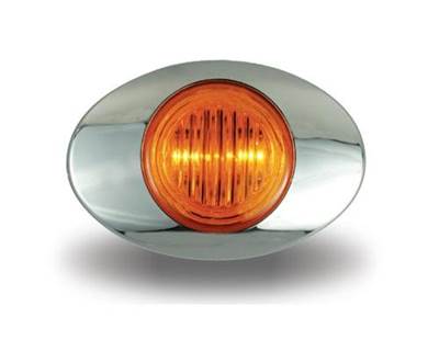Amber LED G2 Marker Light, Replacement for Panelite M3, 3" x 2"