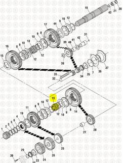 320KB3137A SLIDING CLUTCH MACK T2050  T2060 T2070  T2080  T2090  T2100  T2130 