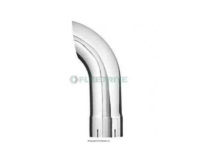 Universal Chrome Exhaust Stack Pipe 5IN x 60IN OD Curved, Part # FLTSOC560C