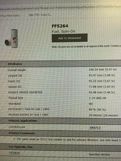 FILTER,FUEL  20 MICRON 
