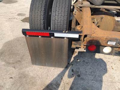 Mack Vision CXN612 Left Mud Flap Hanger for a Mack CXN612