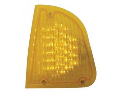 Kenworth T600 Left Amber LED Park-Turn-Clearance Lamp, 29 LED, 6 1/2 x 7 7/8 x 2 1/4
