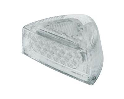 Peterbilt 357 Front Turn Signal Light Amber 37 LED with Clear Lens