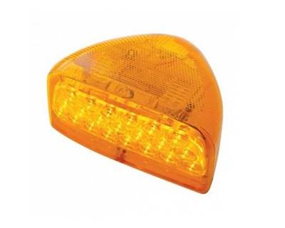 New Peterbilt 379 Front 31 Amber LED Turn Signal Light, Amber Lens