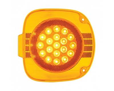 Front Turn Signal Light 22 Amber LED Amber Lens for Freightliner Century Class