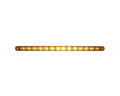 Universal Flush Mount 12" Amber LED PARK/TURN/Clearance Light Bar