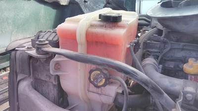 Freightliner Cascadia 113 Left Radiator Overflow Bottle / Surge Tank