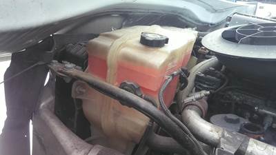 Freightliner Cascadia 113 Left Radiator Overflow Bottle / Surge Tank