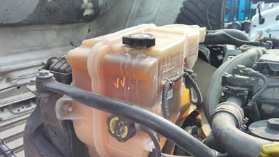Freightliner Cascadia 125 Left Radiator Overflow Bottle / Surge Tank