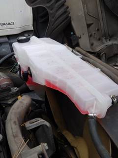 Freightliner Cascadia 125 Left Radiator Overflow Bottle / Surge Tank