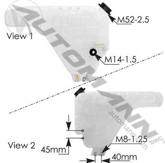 International LT Radiator Overflow Bottle / Surge Tank