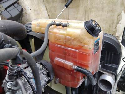 International LT Right Radiator Overflow Bottle / Surge Tank