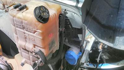 International LT Right Radiator Overflow Bottle / Surge Tank