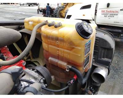 International LT Right Radiator Overflow Bottle / Surge Tank