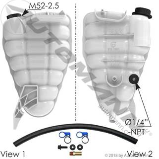 International ProStar Radiator Overflow Bottle / Surge Tank