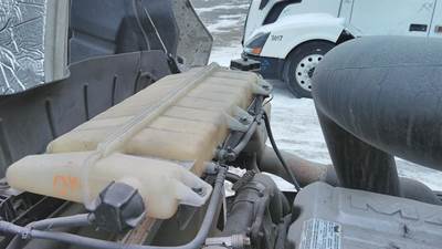 Mack Pinnacle CXU613 Right Radiator Overflow Bottle / Surge Tank for a Mack CXU613