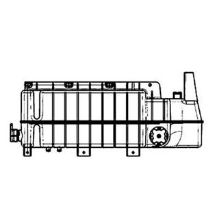 Volvo VNL Radiator Overflow Bottle / Surge Tank