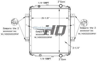 Blue Bird All American FE Radiator