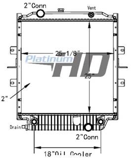 Blue Bird Q-BUS Radiator