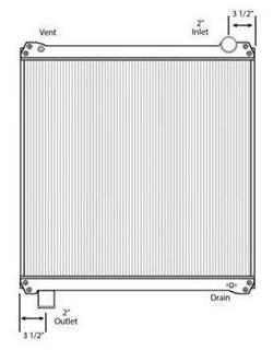 Ford B600 Radiator