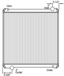 Ford B600 Radiator