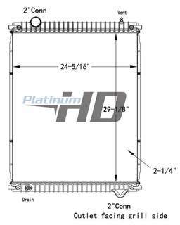Ford F-500 Radiator for a Ford F500