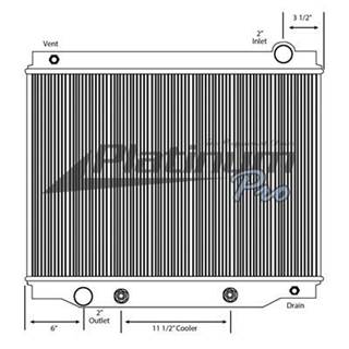 Ford F-700 Radiator for a Ford F700