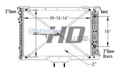 Freightliner 108SD Radiator