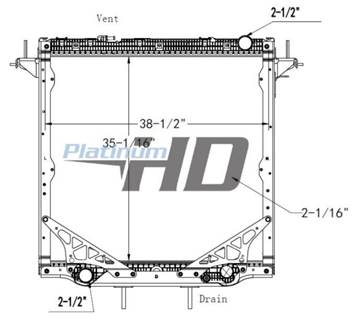 Freightliner 114SD Radiator