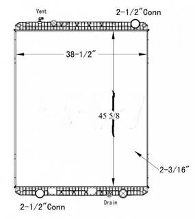 Freightliner Cascadia Radiator