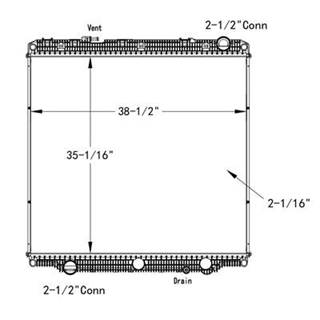 Freightliner Cascadia Radiator