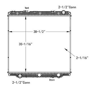 Freightliner Cascadia Radiator